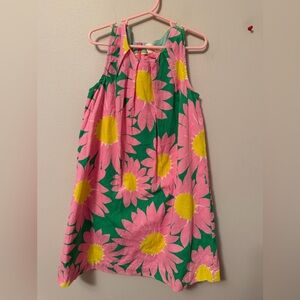 Mini Boden Pink and Green Floral Dress